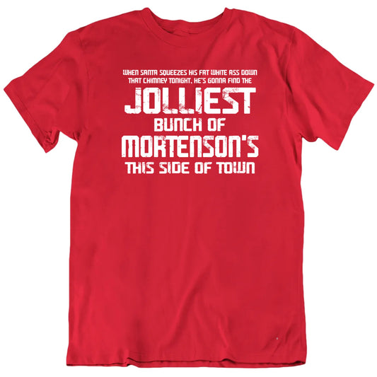 Customizable Jolliest Bunch Of People This Side Of Town Custom Name Personalized Premium Quality Unisex Gift T Shirt