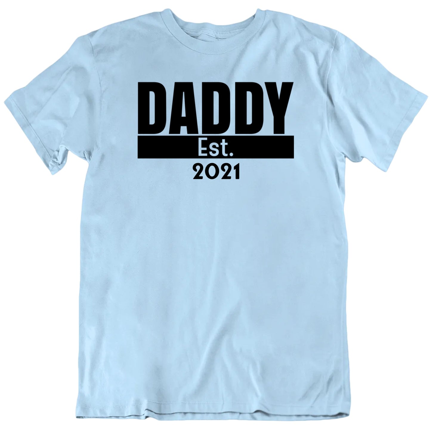 Daddy Established Custom Birth Year Father's Day T shirt