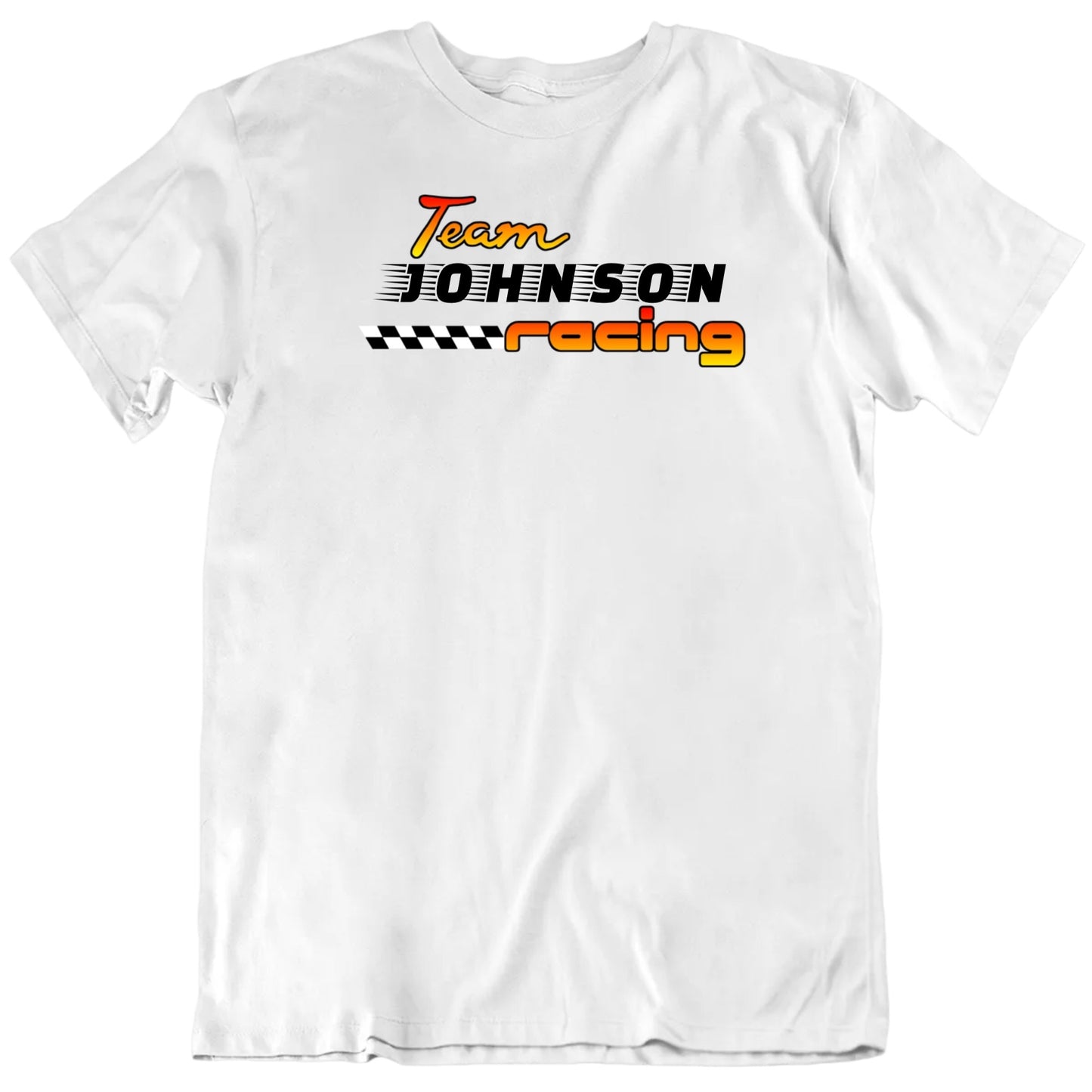 Customizable Team Racing Custom Name Premium Quality Personalized Unisex Gift T shirt