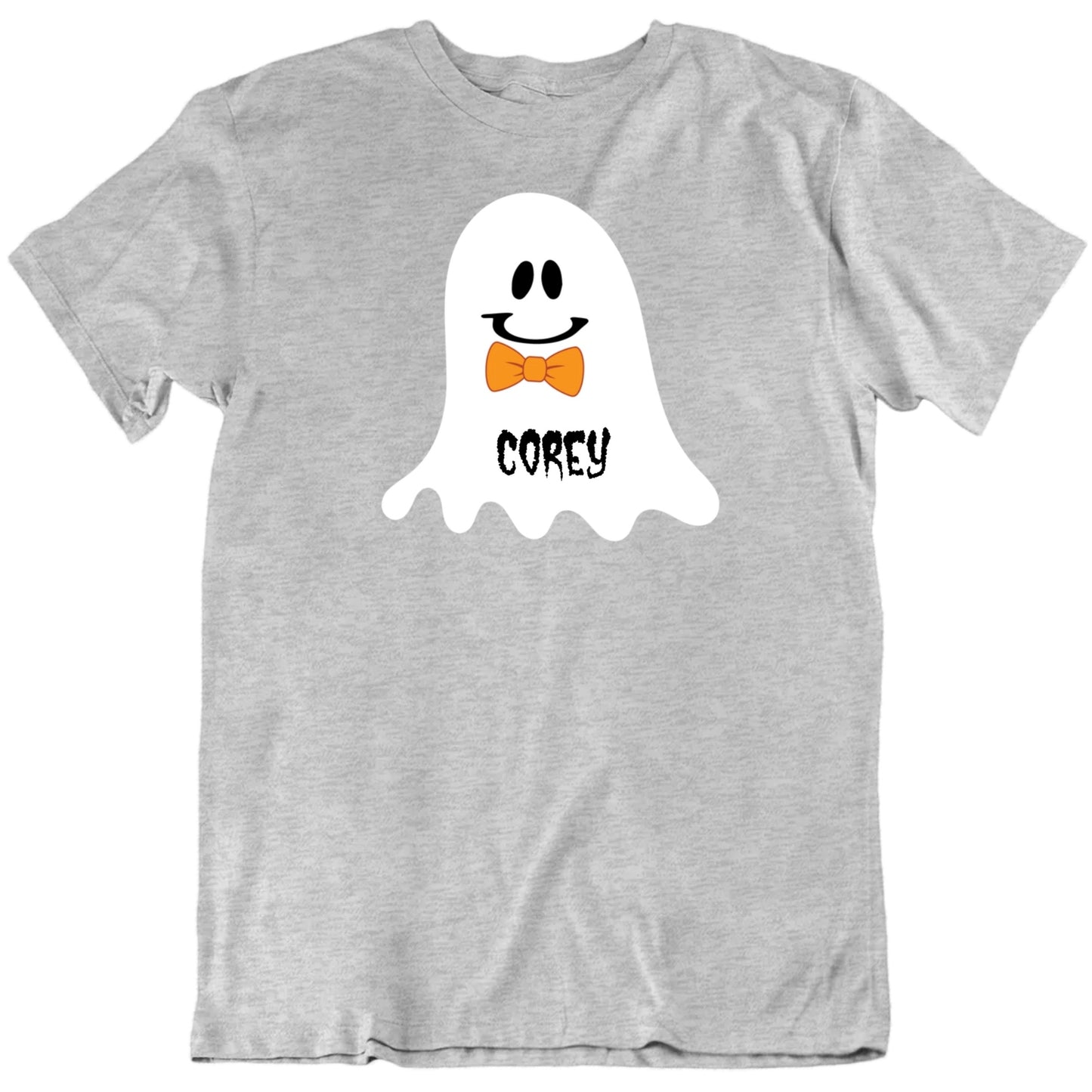Customizable Boy Ghost Custom Name Halloween Personalized Premium Quality Unisex Gift T Shirt