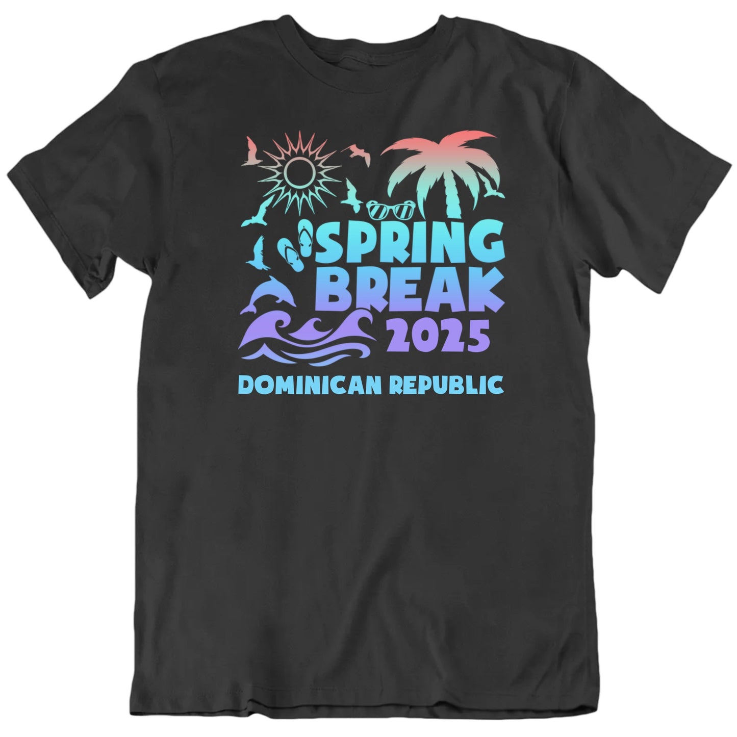 Customizable Spring Break Vacation Custom Year And Place Premium Quality Personalized Unisex Gift T shirt