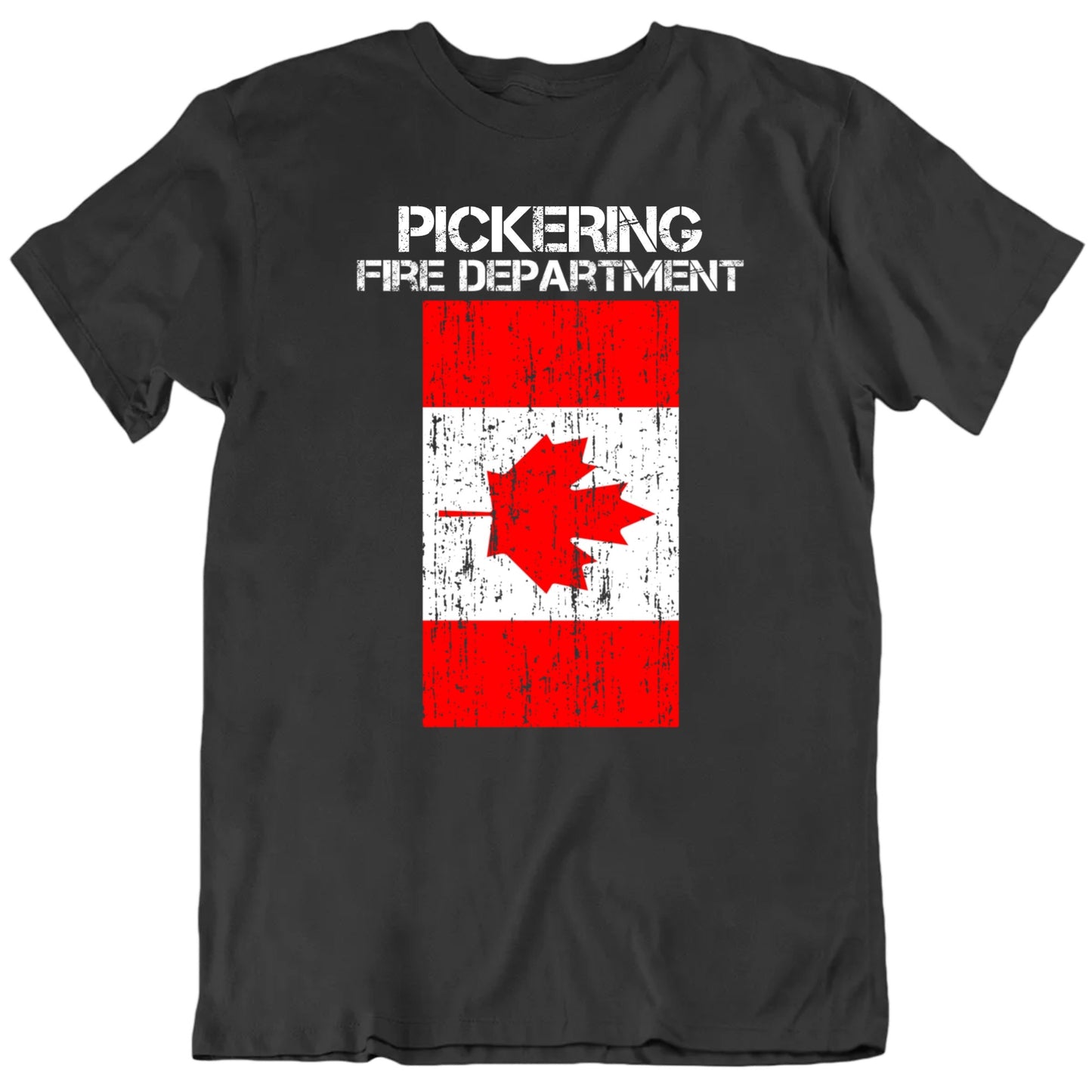 Customizable Patriotic Flag Canadian Fire Department Custom City Premium Quality Personalized Unisex Gift T Shirt