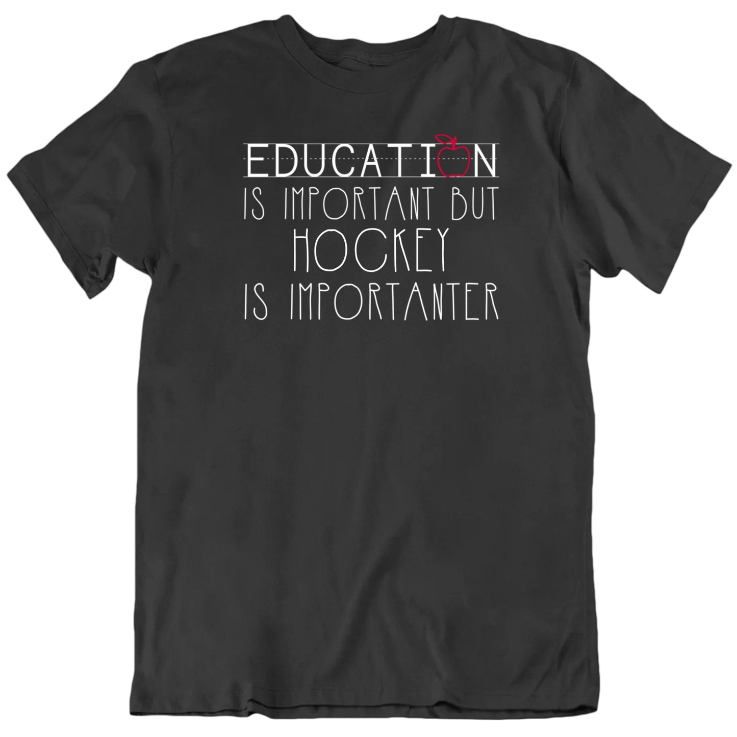 Customizable Education Is Important Custom Favorite Thing Is Importanter Premium Quality Personalized Unisex T Shirt