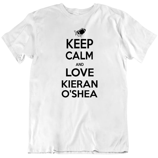 Customizable Keep Calm And Love Custom Football Player Name Premium Quality Personalized Unisex Gift T shirt