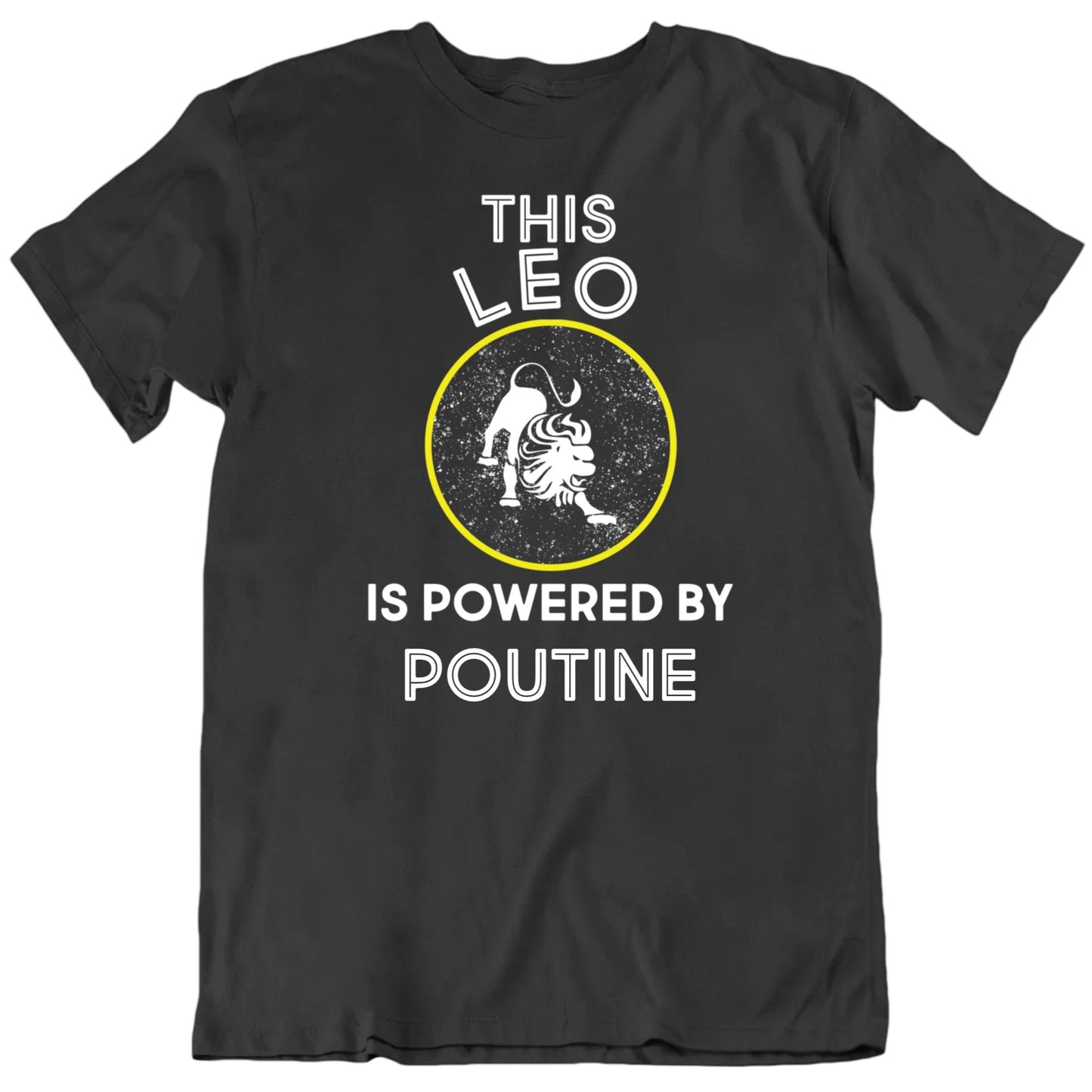 Customizable This Leo Is Powered By Custom Favorite Thing Personalized Premium Quality Unisex Gift T Shirt