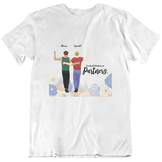 First V-Day as Partners Gay Pride Love LGBT T Shirt