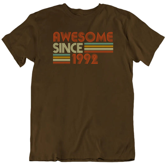 Awesome Since Birth Year Customizable Unisex T shirt