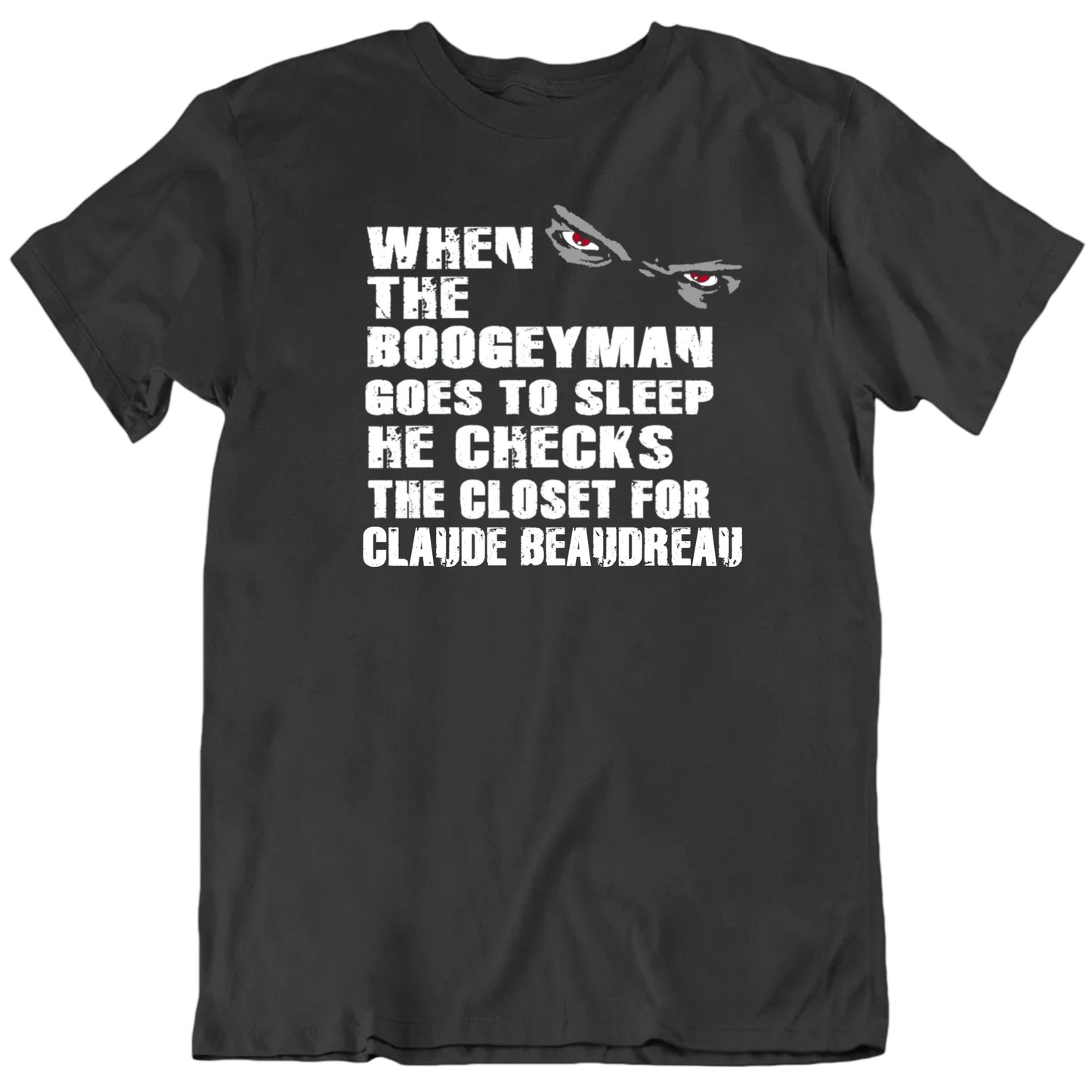 Customizable Boogeyman Checks His Closet For Custom Favorite Athlete Premium Quality Personalized Unisex Gift T shirt