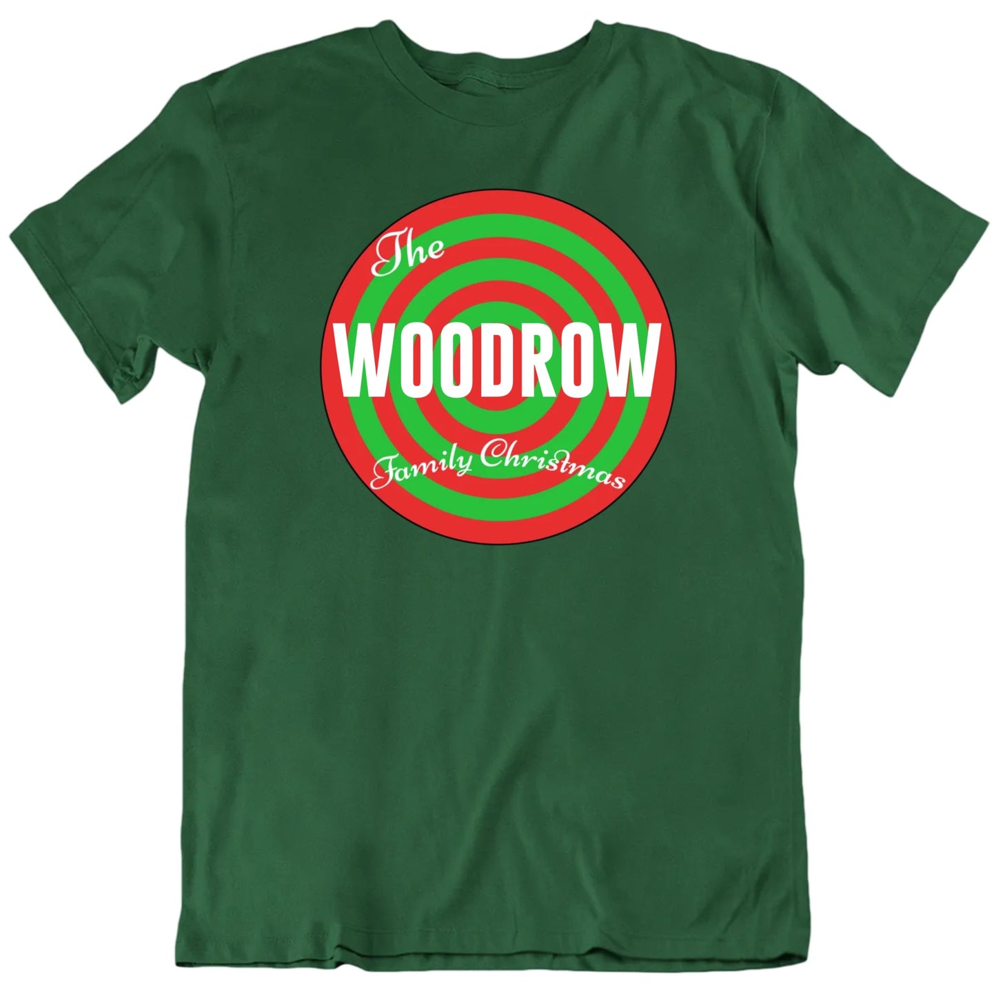 Family Christmas Custom Name Bullseye Unisex T shirt