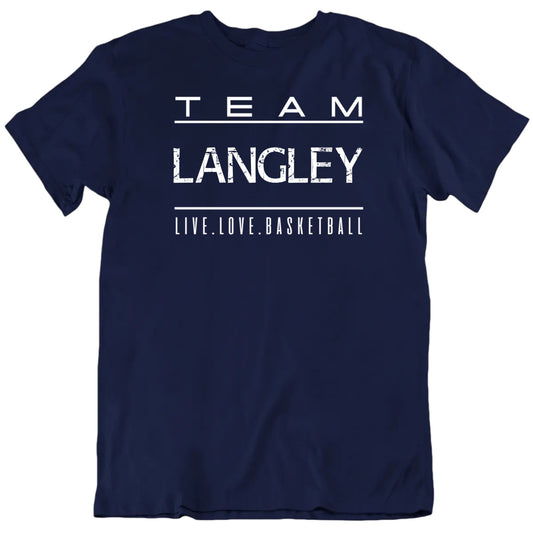 Customizable Live Love Basketball Team Custom Player's Name Premium Quality Personalized Unisex Gift T shirt