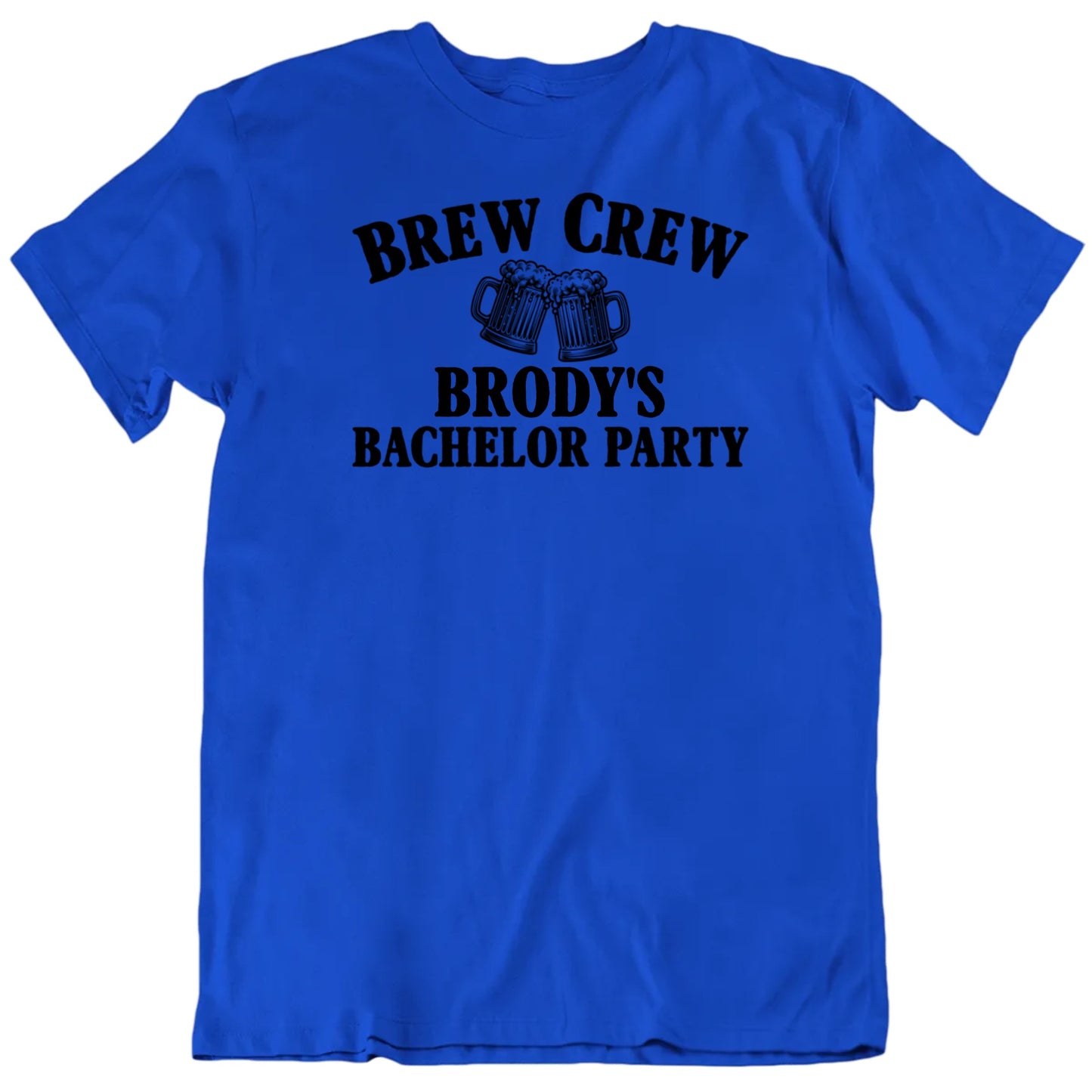 Customizable Bachelor Party Brew Crew Custom Name Personalized Premium Quality Unisex T Shirt