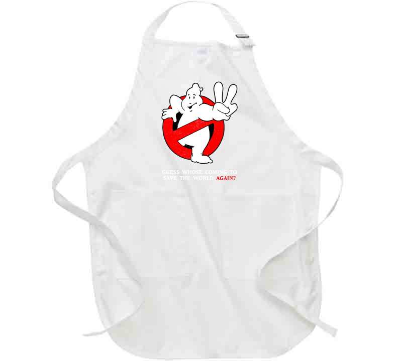 Save The World Again Ghostbusters 2 Movie Apron