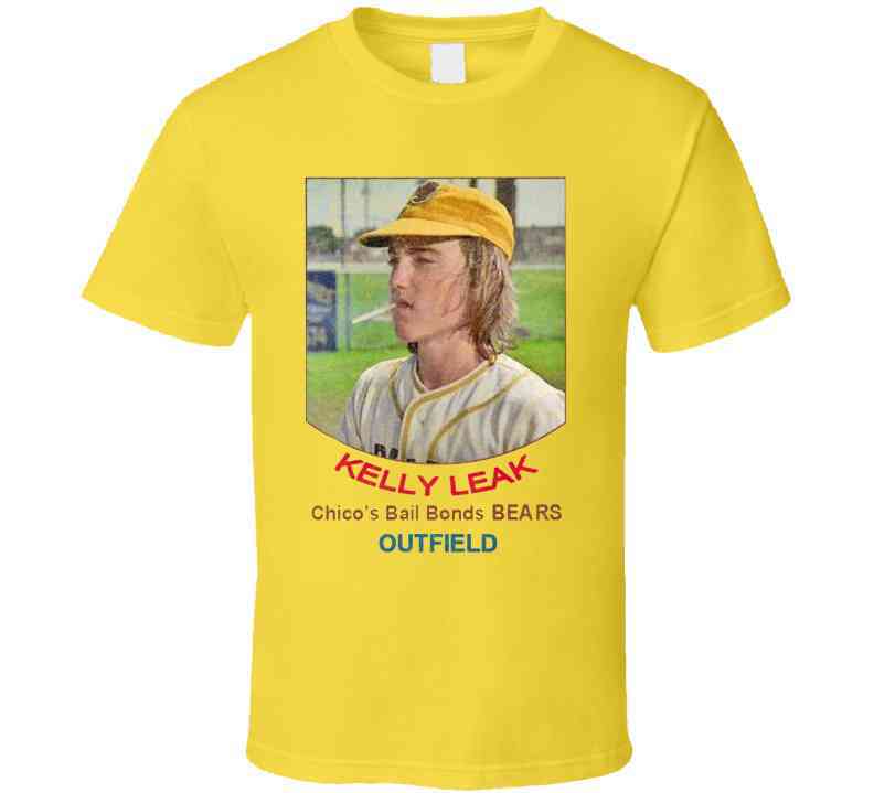 Kelly Leak Baseball Card Bad News Bears Cool T Shirt