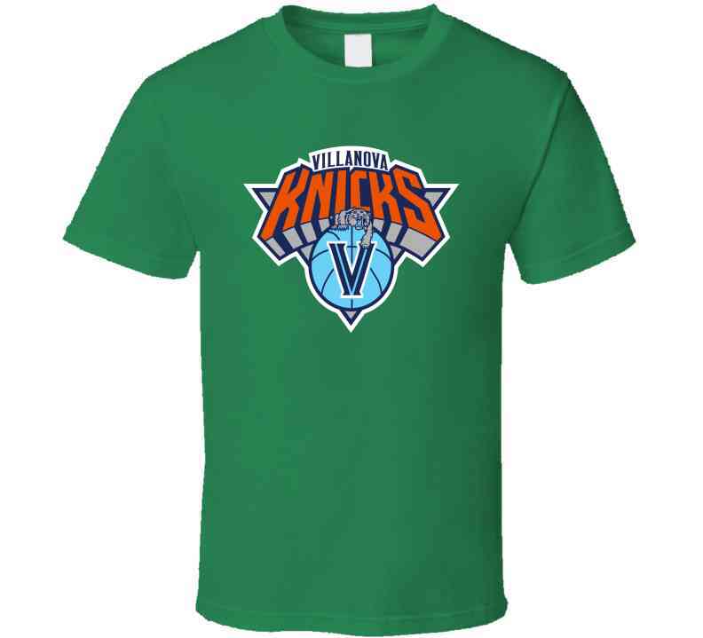 Villanova Knicks New York Mashup Parody Cool T Shirt