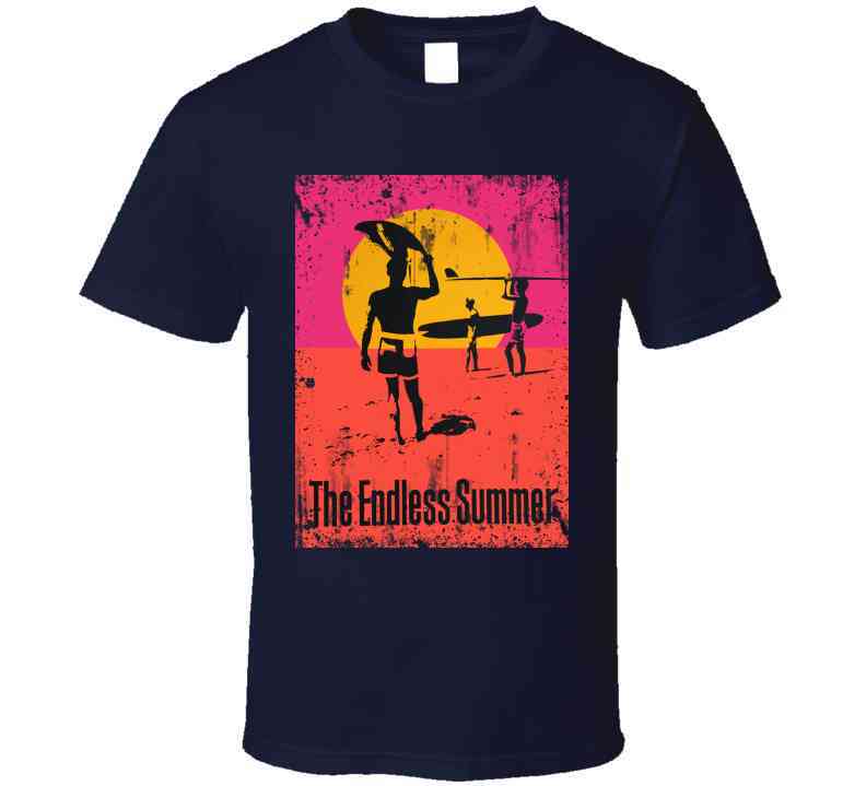 The Endless Summer Retro Vintage Surfing Documentary Movie Fan Cool T Shirt