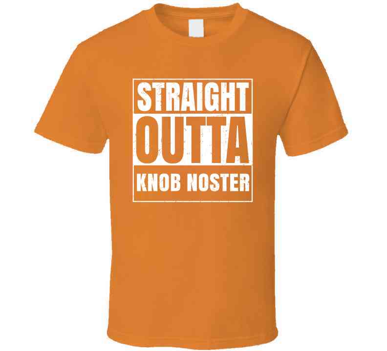 Straight Outta Knob Noster High School Funny Graduation Parody Cool T Shirt