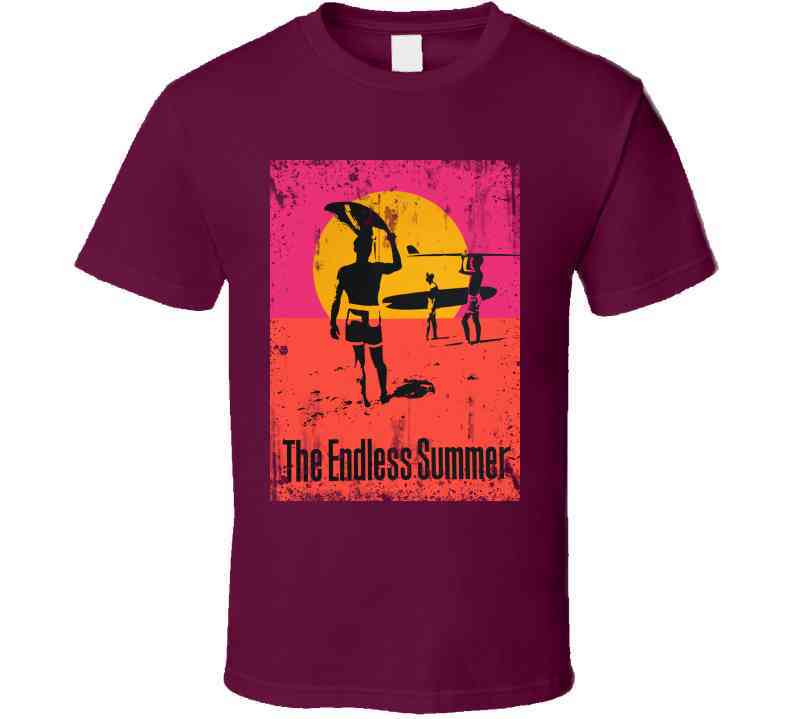 The Endless Summer Retro Vintage Surfing Documentary Movie Fan Cool T Shirt