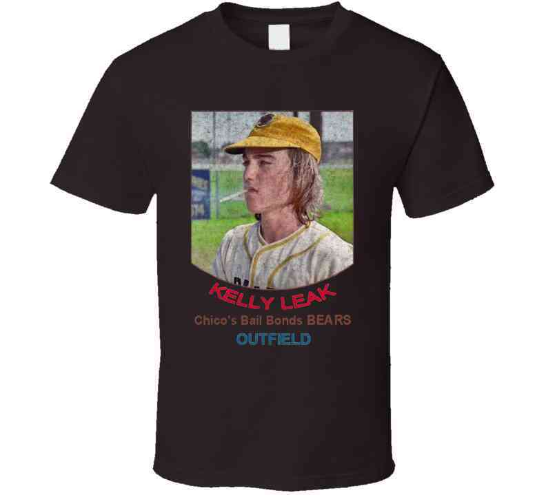Kelly Leak Baseball Card Bad News Bears Cool T Shirt