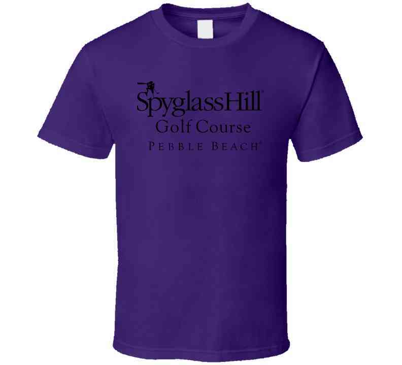 Spyglass Hill Golf Course Pebble Beach Logo Golfing Fan Father's Day Cool T Shirt