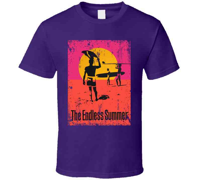 The Endless Summer Retro Vintage Surfing Documentary Movie Fan Cool T Shirt