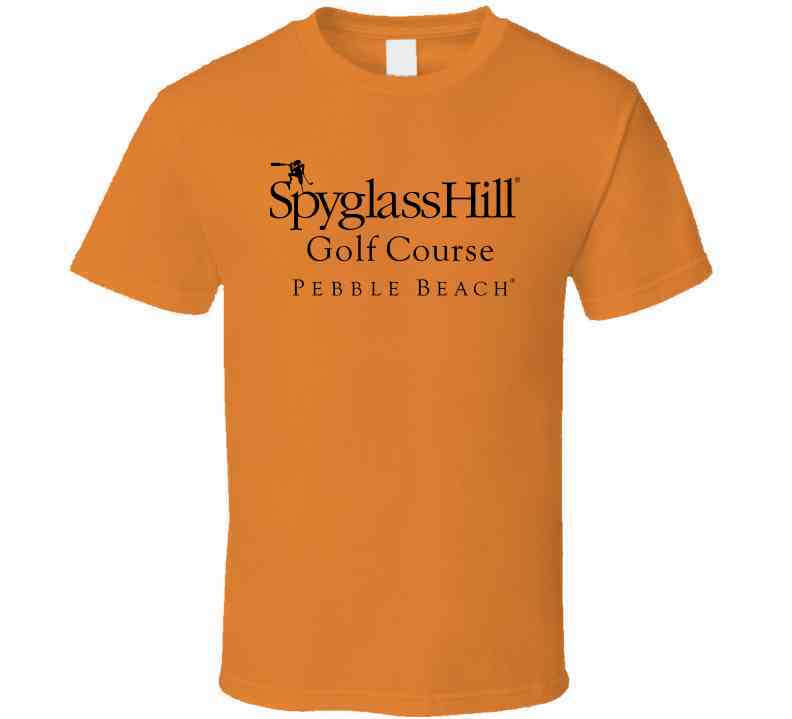 Spyglass Hill Golf Course Pebble Beach Logo Golfing Fan Father's Day Cool T Shirt