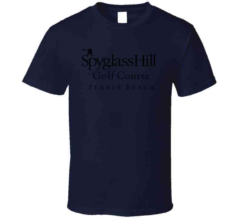 Spyglass Hill Golf Course Pebble Beach Logo Golfing Fan Father's Day Cool T Shirt