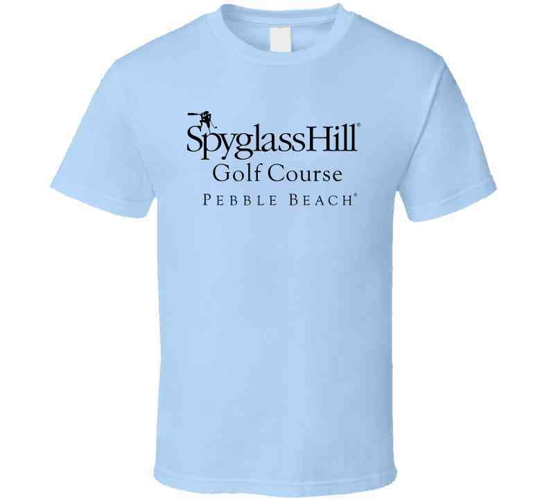 Spyglass Hill Golf Course Pebble Beach Logo Golfing Fan Father's Day Cool T Shirt