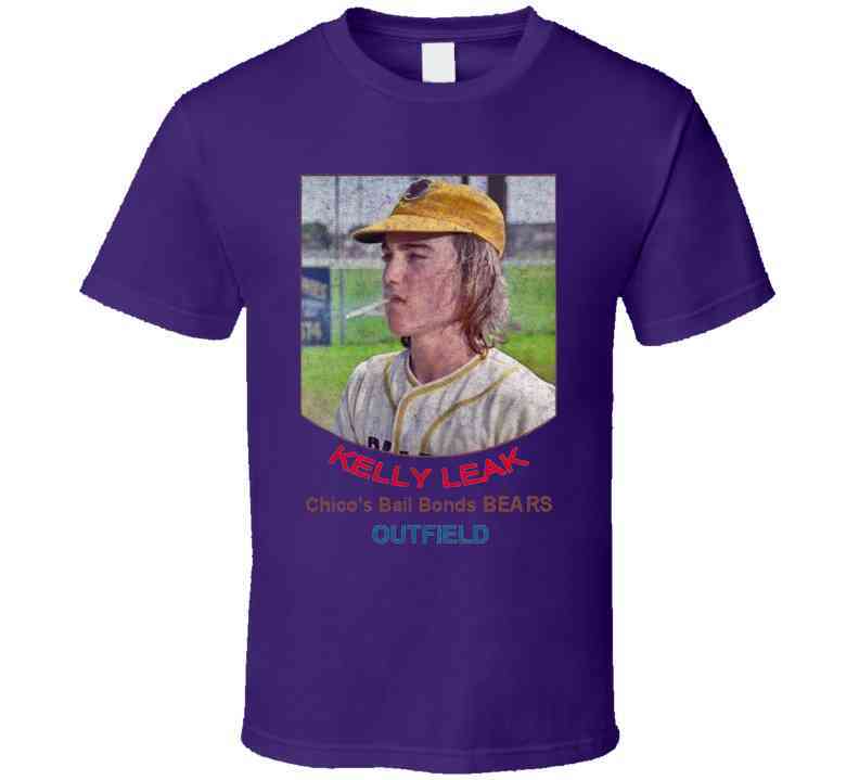 Kelly Leak Baseball Card Bad News Bears Cool T Shirt