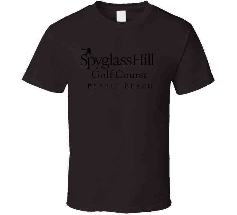 Spyglass Hill Golf Course Pebble Beach Logo Golfing Fan Father's Day Cool T Shirt
