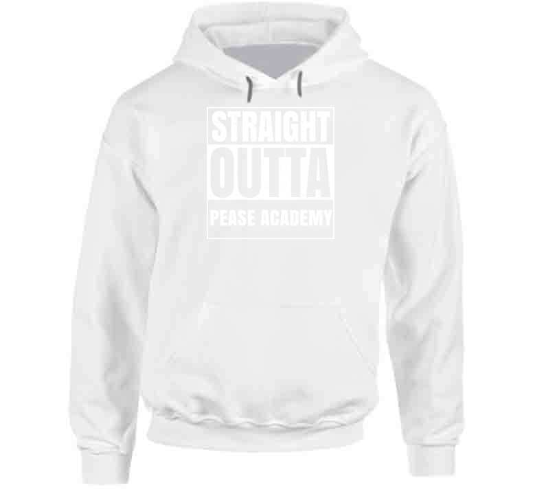 Straight Outta Pease Academy Funny Compton Parody Hoodie