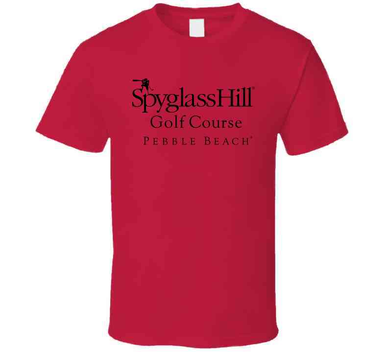 Spyglass Hill Golf Course Pebble Beach Logo Golfing Fan Father's Day Cool T Shirt