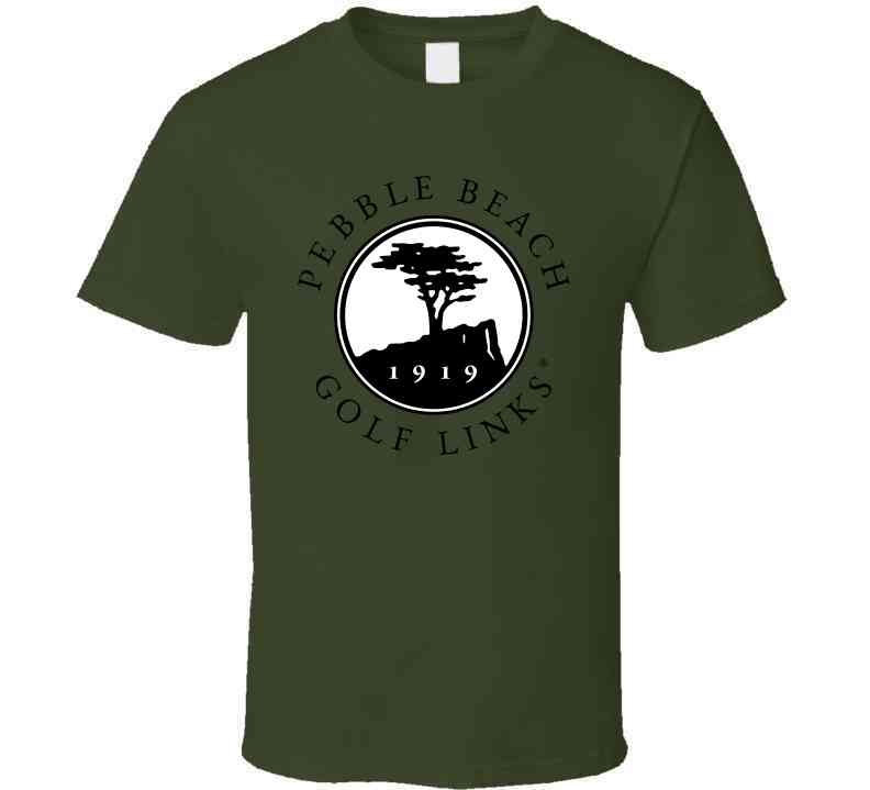 Us Open 1919 Pebble Beach Type Logo Pro Golf Fan Cool T Shirt