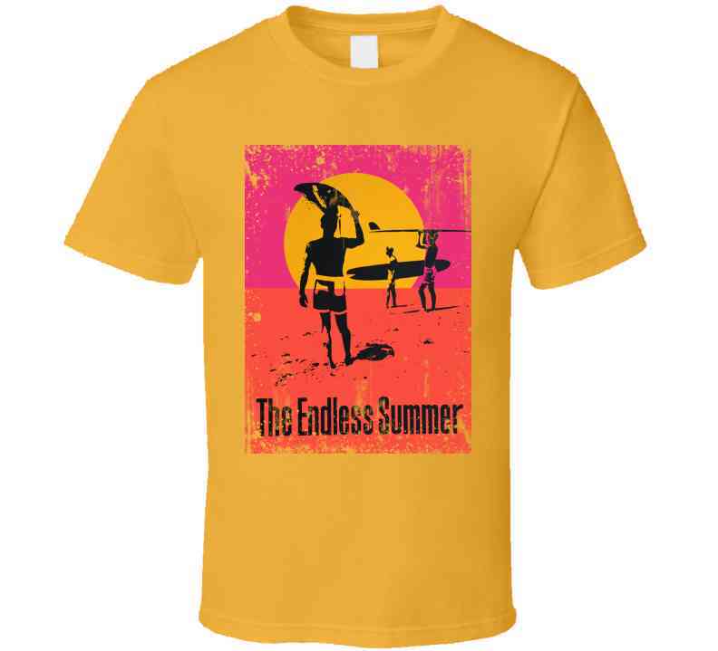 The Endless Summer Retro Vintage Surfing Documentary Movie Fan Cool T Shirt