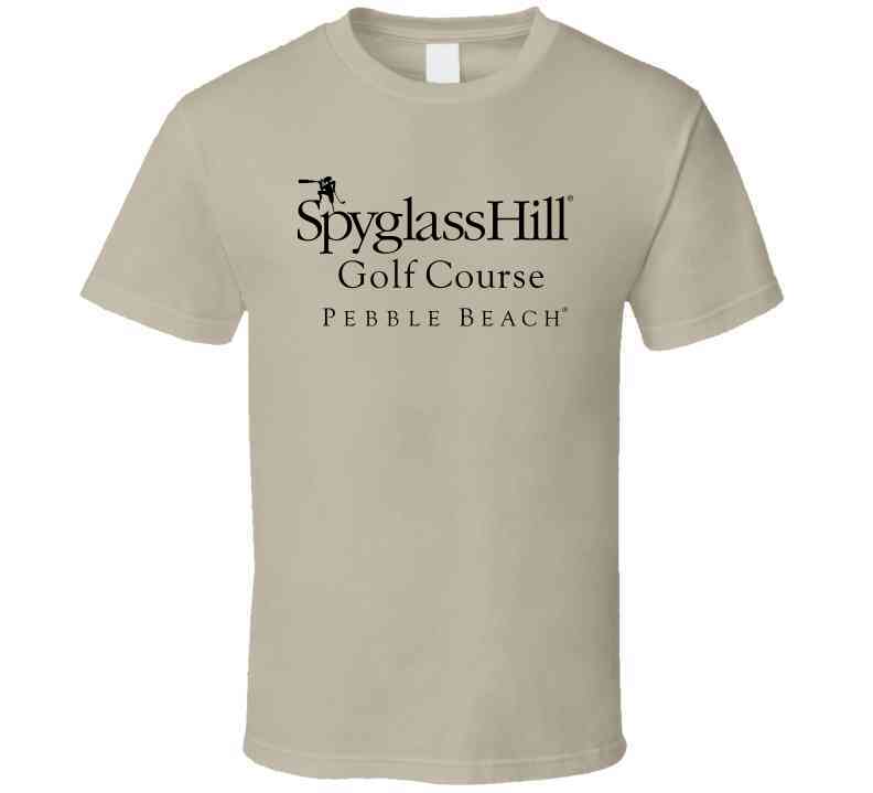 Spyglass Hill Golf Course Pebble Beach Logo Golfing Fan Father's Day Cool T Shirt