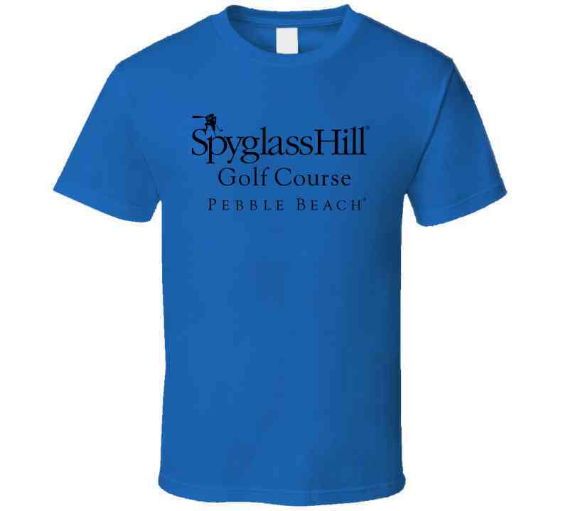 Spyglass Hill Golf Course Pebble Beach Logo Golfing Fan Father's Day Cool T Shirt
