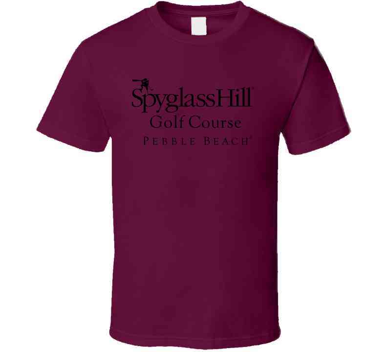 Spyglass Hill Golf Course Pebble Beach Logo Golfing Fan Father's Day Cool T Shirt