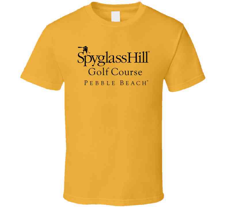 Spyglass Hill Golf Course Pebble Beach Logo Golfing Fan Father's Day Cool T Shirt