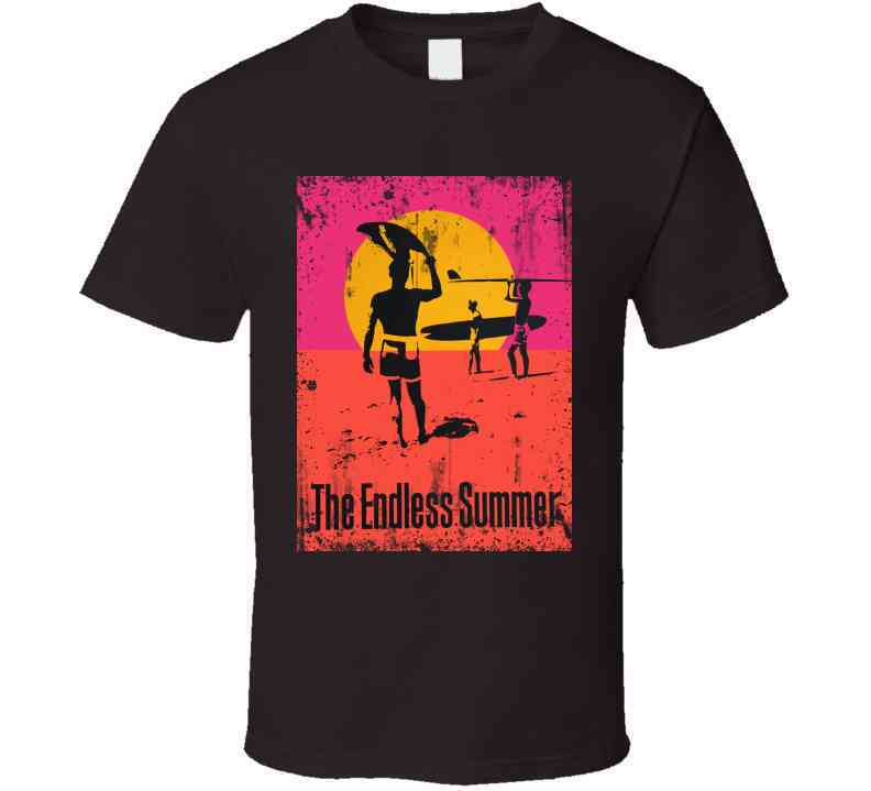 The Endless Summer Retro Vintage Surfing Documentary Movie Fan Cool T Shirt
