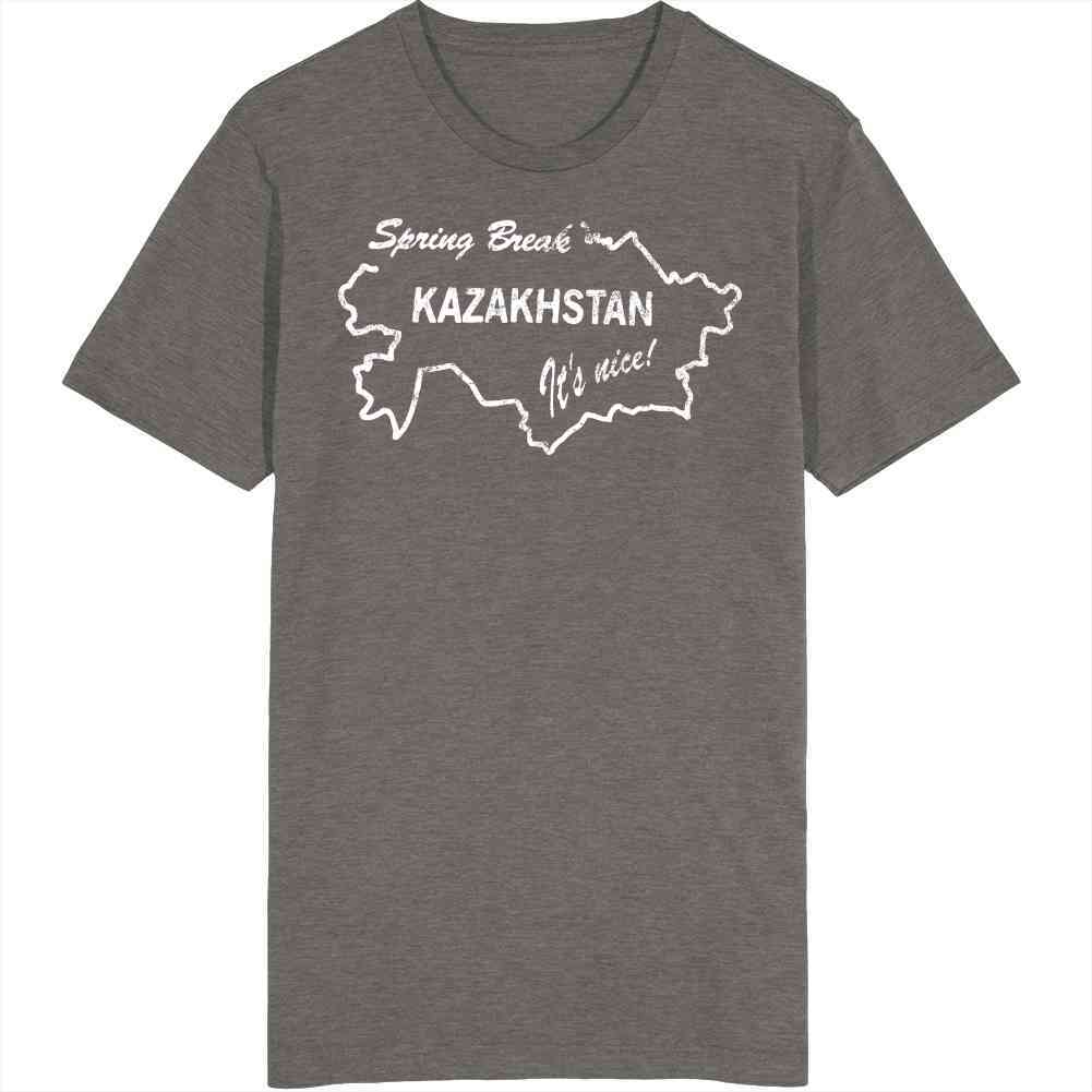 Spring Break Kazakhastan Its Nice Funny Grunge Cool T Shirt