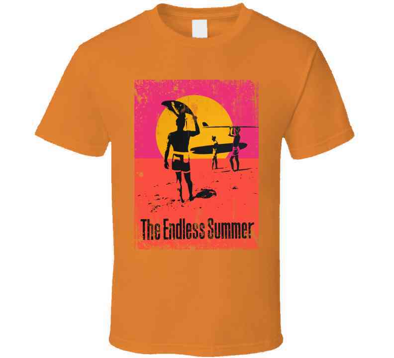 The Endless Summer Retro Vintage Surfing Documentary Movie Fan Cool T Shirt