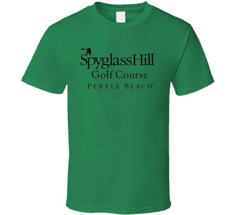 Spyglass Hill Golf Course Pebble Beach Logo Golfing Fan Father's Day Cool T Shirt