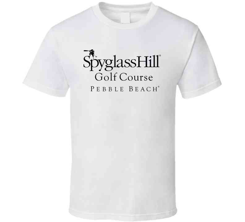 Spyglass Hill Golf Course Pebble Beach Logo Golfing Fan Father's Day Cool T Shirt