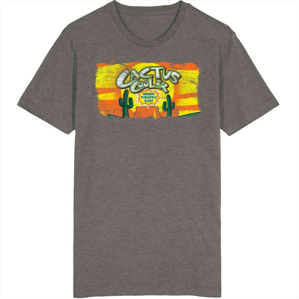 Cactus Cooler Orange Pineapple Blast Retro Cool T Shirt