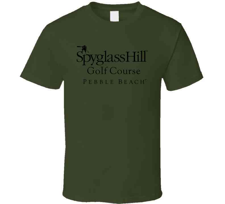 Spyglass Hill Golf Course Pebble Beach Logo Golfing Fan Father's Day Cool T Shirt