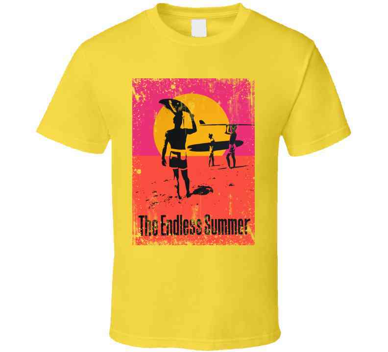 The Endless Summer Retro Vintage Surfing Documentary Movie Fan Cool T Shirt