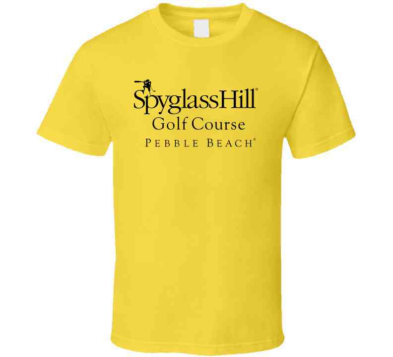 Spyglass Hill Golf Course Pebble Beach Logo Golfing Fan Father's Day Cool T Shirt