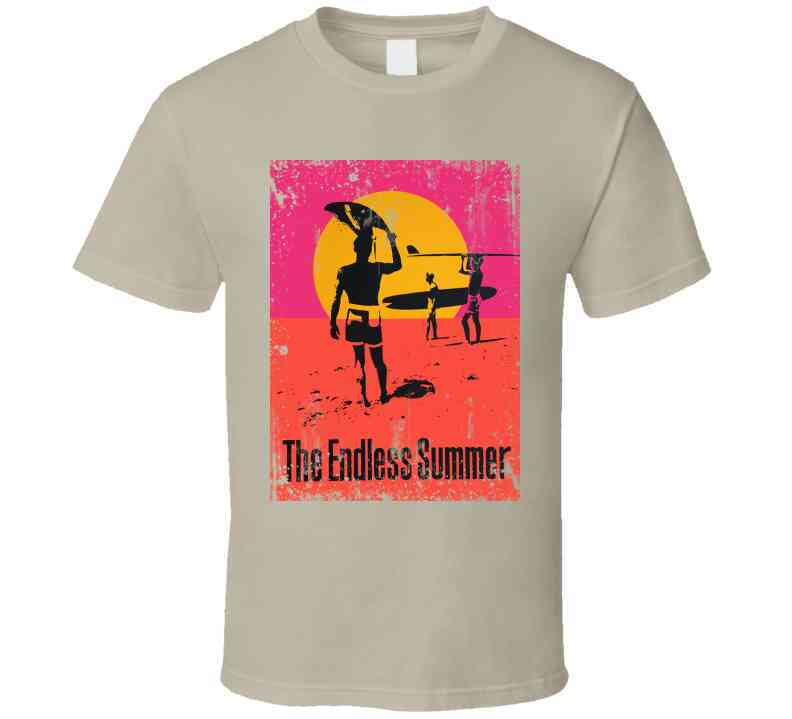 The Endless Summer Retro Vintage Surfing Documentary Movie Fan Cool T Shirt