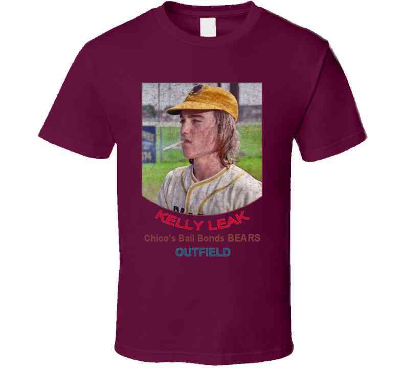 Kelly Leak Baseball Card Bad News Bears Cool T Shirt