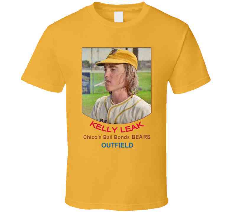 Kelly Leak Baseball Card Bad News Bears Cool T Shirt