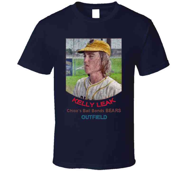 Kelly Leak Baseball Card Bad News Bears Cool T Shirt